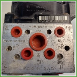 Centralina ABS Modulo Pompa BOSCH 0265202436 A0044314512 MERCEDES-BENZ Classe E W/S210 Originale Usato