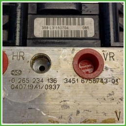 Centralina ABS Modulo Pompa BOSCH 0265950376 34516769708 BMW Serie 5 E60/E61 Originale Usato