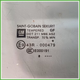 Cristallo Laterale Scendente Anteriore Destro DX OPEL CORSA X15 5 Porte 13188460 2014 2019 SAINT-GOBAIN