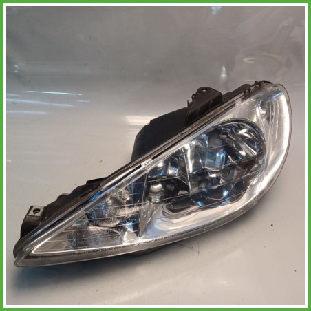 Faro Fanale Proiettore Anteriore Sinistro SX DEPO PEUGEOT 206 620861 Usato