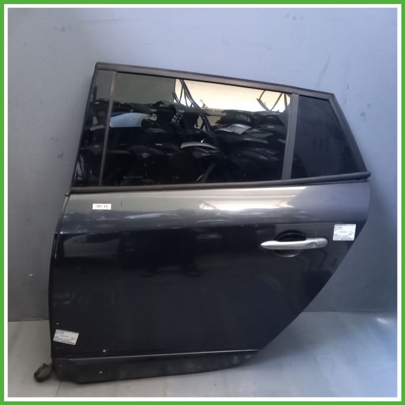 Porta Portiera Sportello Posteriore Sinistra SX GRIGIO SCURO RENAULT MEGANE 3a Serie Station Wagon 2012 2014 Originale Usato