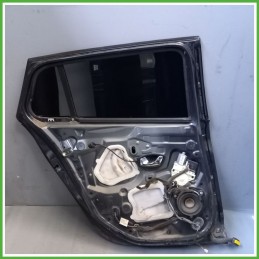Porta Portiera Sportello Posteriore Sinistra SX GRIGIO SCURO RENAULT MEGANE 3a Serie Station Wagon 2012 2014 Originale Usato