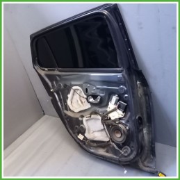 Porta Portiera Sportello Posteriore Sinistra SX GRIGIO SCURO RENAULT MEGANE 3a Serie Station Wagon 2012 2014 Originale Usato