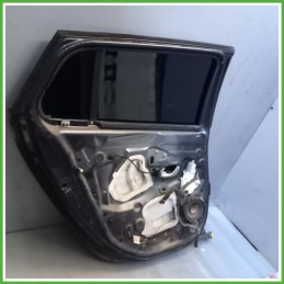 Porta Portiera Sportello Posteriore Sinistra SX GRIGIO SCURO RENAULT MEGANE 3a Serie Station Wagon 2012 2014 Originale Usato