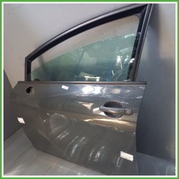 Porta Portiera Sportello Anteriore Sinistra SX GRIGIO SCURO 6Z Z7X SEAT LEON 1P Berlina 2005 2013 Originale Usato