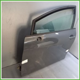 Porta Portiera Sportello Anteriore Sinistra SX GRIGIO SCURO 6Z Z7X SEAT LEON 1P Berlina 2005 2013 Originale Usato