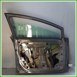 Porta Portiera Sportello Anteriore Sinistra SX GRIGIO SCURO 6Z Z7X SEAT LEON 1P Berlina 2005 2013 Originale Usato