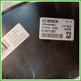 Servofreno Pompa Freni Depressore BOSCH 0204805662 FIAT 500L 73 1.4 77367972