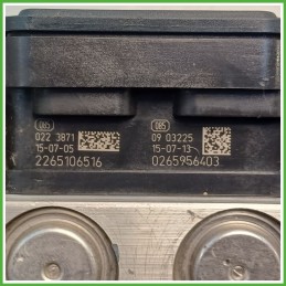 Centralina ABS Modulo Pompa BOSCH 0265956402 476606853R RENAULT CLIO 4a Serie Originale Usato