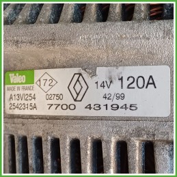 Alternatore VALEO A13VI254 VOLVO Serie 40 8251635