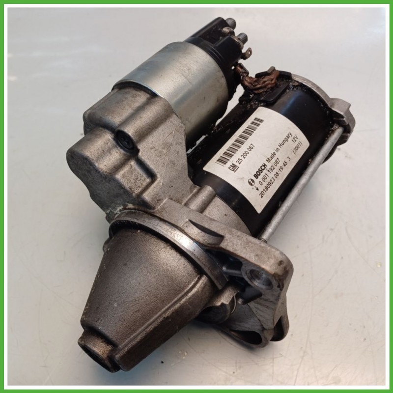 Motorino Avviamento BOSCH 0001192087 OPEL CORSA X15 25196021
