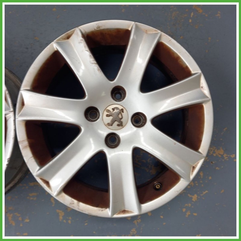 Cerchio Singolo in Lega PEUGEOT 207 (dal 04/2006 al 06/2009) 16 pollici 16" 6.0J 4x108 ET 27 originale usato al pz