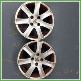 Cerchio Singolo in Lega PEUGEOT 207 (dal 04/2006 al 06/2009) 16 pollici 16" 6.0J 4x108 ET 27 originale usato al pz