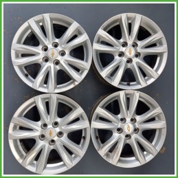 Cerchi in Lega CHEVROLET (DAEWOO) CRUZE (J300) (dal 04/2009 al 12/2014) 16 pollici 16" 6.5J 5x105 ET 39 4pz originali usati