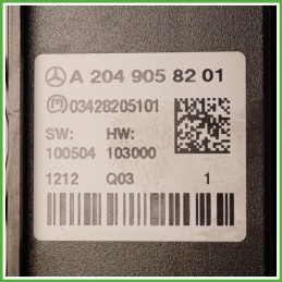 Blocco Comandi Autoradio MERCEDES-BENZ Classe C W/S204 CDI A2049005410 2011 2012 MERCEDES-BENZ A2049058201