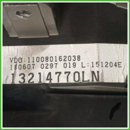 Quadro strumenti contachilometri tachimetro VDO 110080162038 OPEL MERIVA X03 1.3 13214764