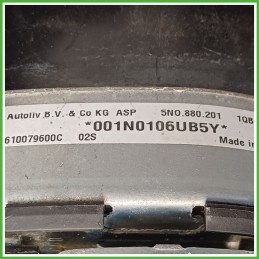 Airbag Guidatore Sinistro SX VOLKSWAGEN TOURAN 1T 2.0 1K0880201CB1BZ 2003 2010 AUTOLIV 6071053-C08