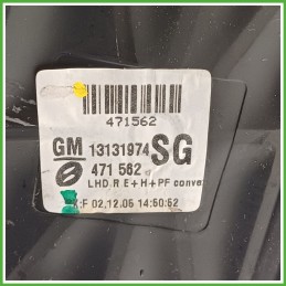 Specchio Specchietto Retrovisore Destro DX NERO OPEL ZAFIRA A05 2005 2010 SCHEFENACKER 471562 Originale Usato