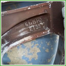 Cerchio Singolo in Lega VOLKSWAGEN GOLF (1J) (dal 09/1997 al 03/2006) 15 pollici 15" 6.0J 5x100 ET 38 originale usato al pz