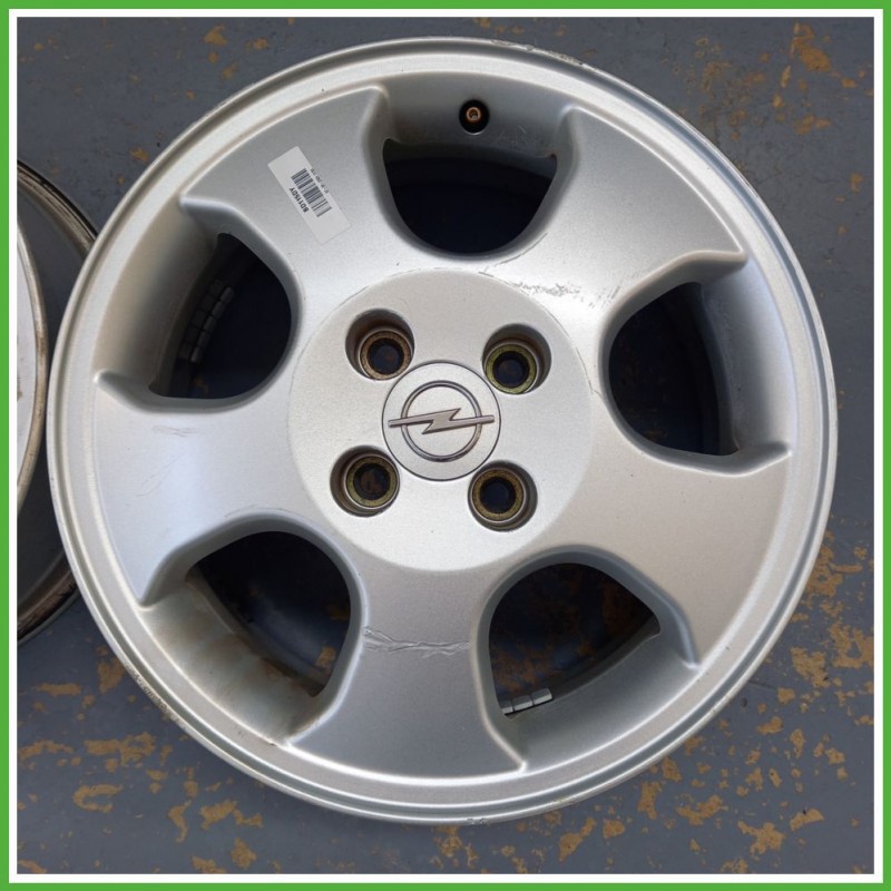 Cerchio Singolo in Lega OPEL TIGRA (S93) (dal 11/1994 al 10/2000) 15 pollici 15" 6.0J 4x100 ET 49 originale usato al pz