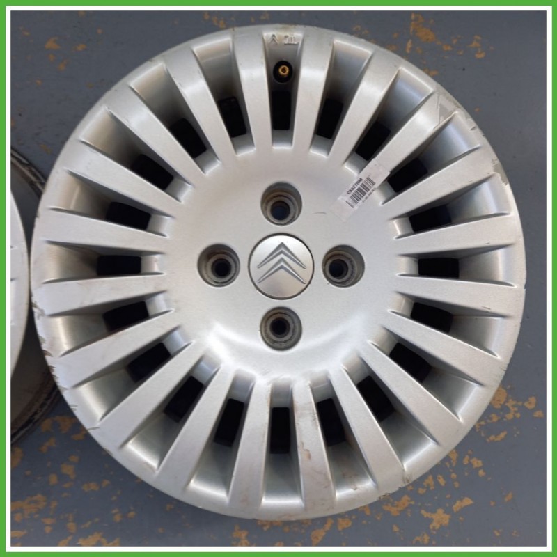 Cerchio Singolo in Lega CITROEN C2 (dal 09/2003 al 01/2010) 15 pollici 15" 6.0J 4x108 ET 27 originale usato al pz