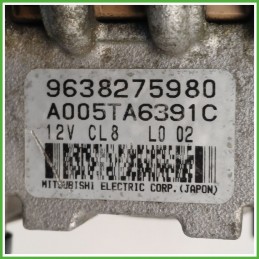 Alternatore MITSUBISHI A005TA6391C PEUGEOT 206 57052C