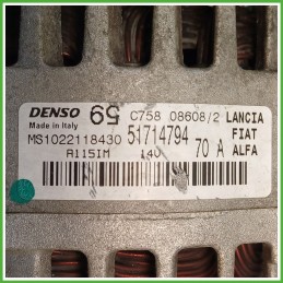 Alternatore DENSO MS1022118430 FIAT PANDA 2Q 52003531