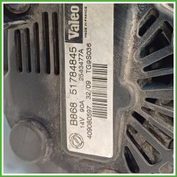 Alternatore VALEO TG9S036 FIAT GRANDE PUNTO 4C 52003513