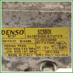 Compressore Clima AC Aria Condizionata DENSO SCSB06 FIAT PANDA 2Q 71797201