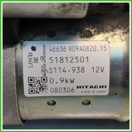 Motorino Avviamento HITACHI S114.938 FIAT PANDA 2Q 51890631