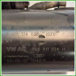 Motorino Avviamento BOSCH 0001124020 AUDI A4 8E 068911024F