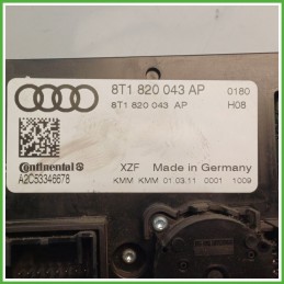 Comandi Clima AC Riscaldamento Condizionatore CONTINENTAL A2C53346678 AUDI A5/S5 8T 2.7 TDI 8T1820043ARXZF 2007 2012