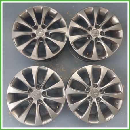 Cerchi in Lega OPEL ASTRA (A04) (dal 01/2004 al 03/2011) 16 pollici 16" 6.5J 5x105 ET 39 4pz originali usati