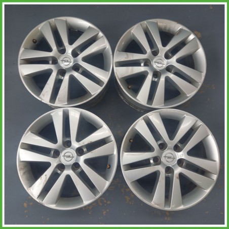 Cerchi in Lega OPEL ASTRA (A04) (dal 01/2004 al 03/2011) 16 pollici 16" 6.5J 5x110 ET 37 4pz originali usati