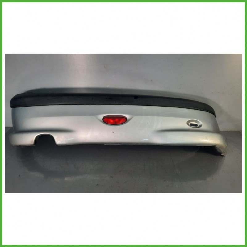 Paraurti Posteriore PEUGEOT 206 Berlina GRIGIO ICELAND EYL 7410L5 1998 2009 Originale Usato