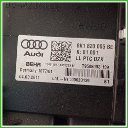 Scatola Evaporatore Ventilatore Climatizzatore BEHR T9588003.139 AUDI A5/S5 8T 2.7 TDI 8K0820356 2007 2012