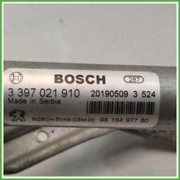 Tergi Cristallo PEUGEOT 208 9815497780 2015 2020 BOSCH 3397021910