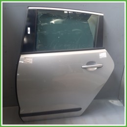 Porta Portiera Sportello Posteriore Sinistra SX GRIGIO CHIARO PEUGEOT 3008 SUV 2009 2013 Originale Usato