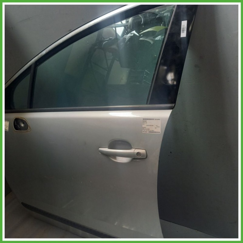 Porta Portiera Sportello Anteriore Sinistra SX GRIGIO CHIARO PEUGEOT 3008 SUV 2009 2013 Originale Usato