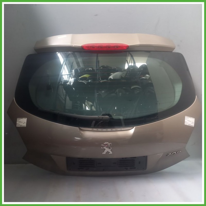 Portellone Bagagliaio Cofano Baule Posteriore PEUGEOT 208 2012 2015 GRIGIO KCL SPIRIT GREY Berlina Originale Usato