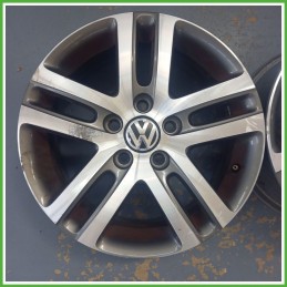 Cerchio Singolo in Lega VOLKSWAGEN TOURAN (1T) (dal 02/2003 al 11/2010) 16 pollici 16" 6.5J 5x112 ET 50 originale usato al pz