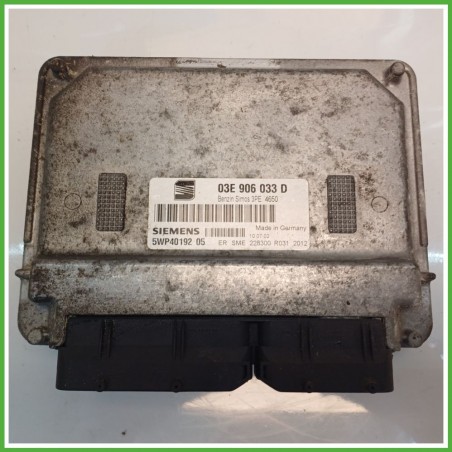 Centralina Motore Iniezione ECU SIEMENS 5WP40192-05 SEAT IBIZA 6L 1.2 12V 47kw 03E906033D 2001 2009