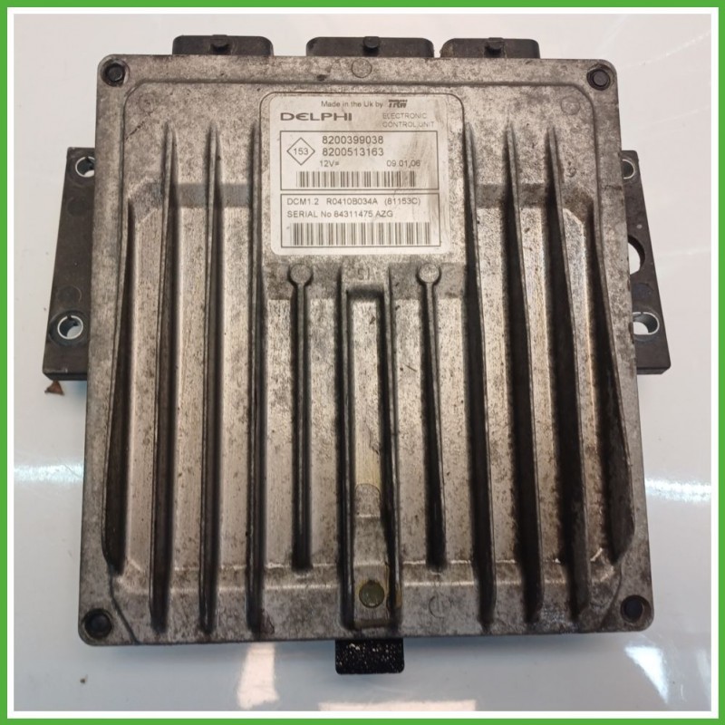 Centralina Motore Iniezione ECU DELPHI DCM1.2 RENAULT CLIO 3a Serie 1.5 dCi 63kw 8200513163 2005 2009