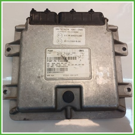 Centralina Motore Iniezione GAS METATRON 6A0-CNG FIAT PANDA 2Q 1.2 44kw 51822896 2003 2010