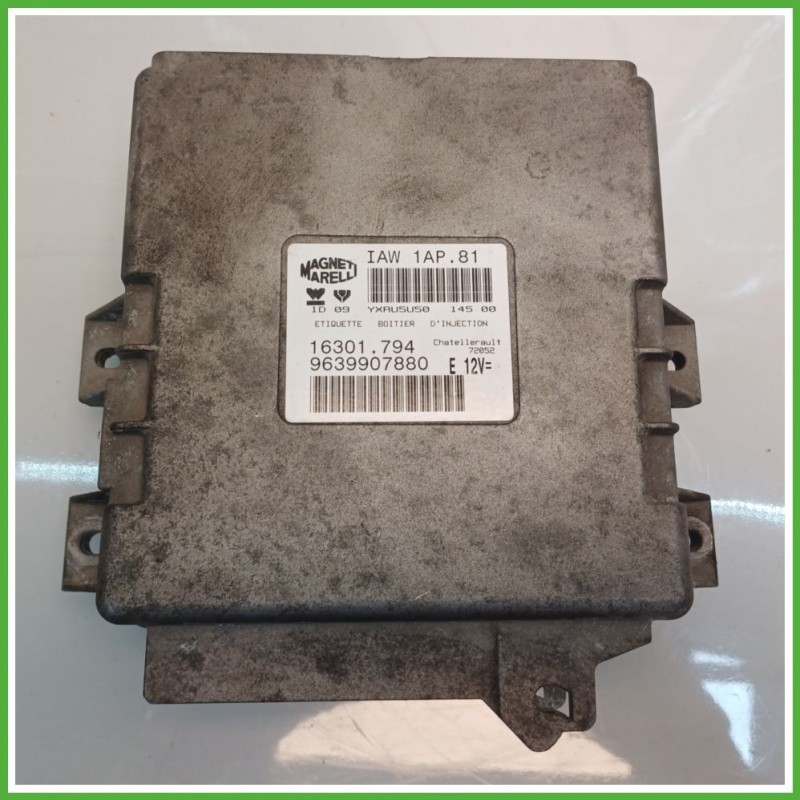 Centralina Motore Iniezione ECU MAGNETI MARELLI IAW1AP.81 PEUGEOT 206 1.4 55kw 1938G1 1998 2009