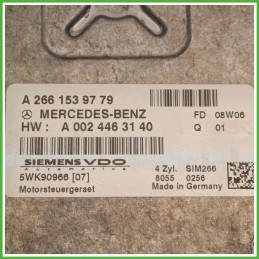 Centralina Motore Iniezione ECU SIEMENS 5WK90966 MERCEDES-BENZ Classe A W/C169 70kw A0034466040 2004 2013