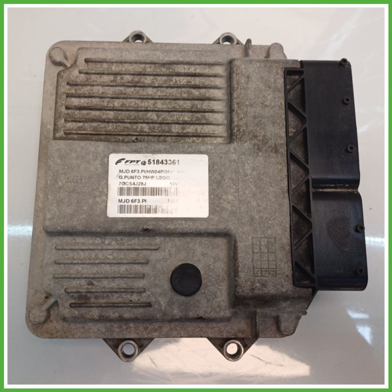 Centralina Motore Iniezione ECU MAGNETI MARELLI MJD6F3.PI FIAT GRANDE PUNTO 4C 1.3 MJT 55kw 51825024 2008 2011