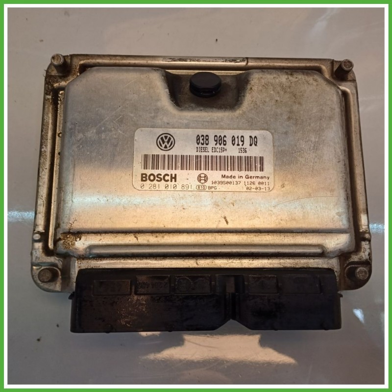 Centralina Motore Iniezione ECU BOSCH 0281010891 SEAT IBIZA 6L 1.9 TDI 96kw 038906019DQ 2001 2009