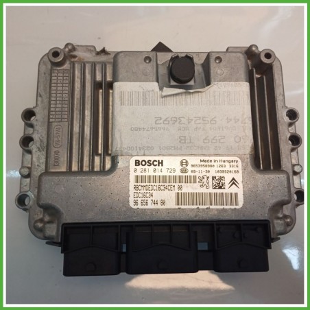 Centralina Motore Iniezione ECU BOSCH 0281014726 PEUGEOT 3008 1.6 80kw 1943QT 2009 2013
