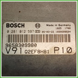 Centralina Motore Iniezione ECU BOSCH 0281012597 CITROEN JUMPER 2a Serie 1939KC 2002 2006